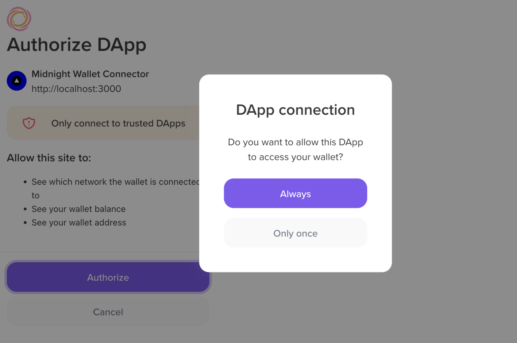 Authorize Connection